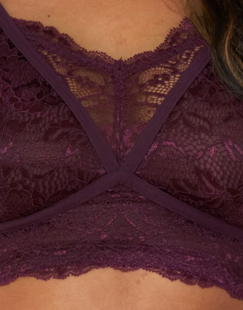 Bralette Eliana maroon*SugarShape Hot