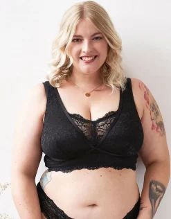Bralette Eliana Satin black*SugarShape Online