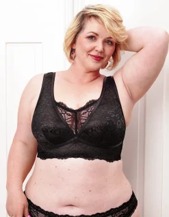 Bralette Eliana Satin black*SugarShape Online