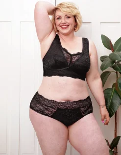 Bralette Eliana Satin black*SugarShape Online