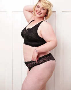 Bralette Eliana Satin black*SugarShape Online