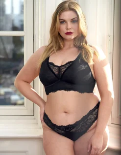 Bralette Eliana Velvet black*SugarShape