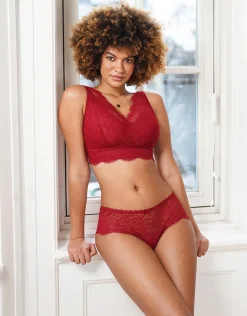 Bralette Emilia burgundy*SugarShape