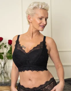 Bralette ohne Verschluss Sensla black*SugarShape Hot