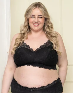 Bralette ohne Verschluss Sensla black*SugarShape Hot