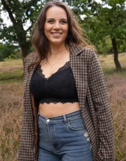 Bralette ohne Verschluss Sensla black*SugarShape Hot