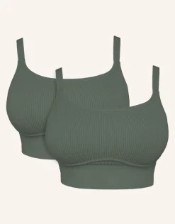 Bustier-Set 2x Freeda olive*SugarShape Discount
