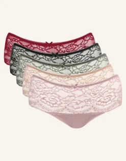 Herbst-High-Panty-Set 5x Lace Basic*SugarShape Clearance