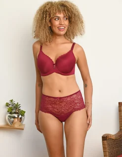 High-Panty Lace Basic bordeaux*SugarShape Clearance