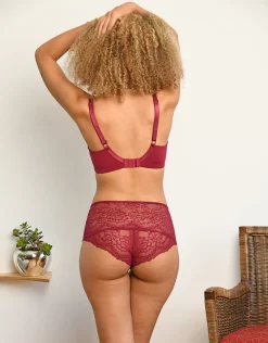 High-Panty Lace Basic bordeaux*SugarShape Clearance
