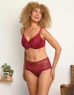 High-Panty Lace Basic bordeaux*SugarShape Clearance