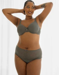 High-Panty Lace Basic olive*SugarShape Online