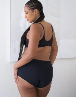 High-Panty-Set 7x Basic black*SugarShape Hot