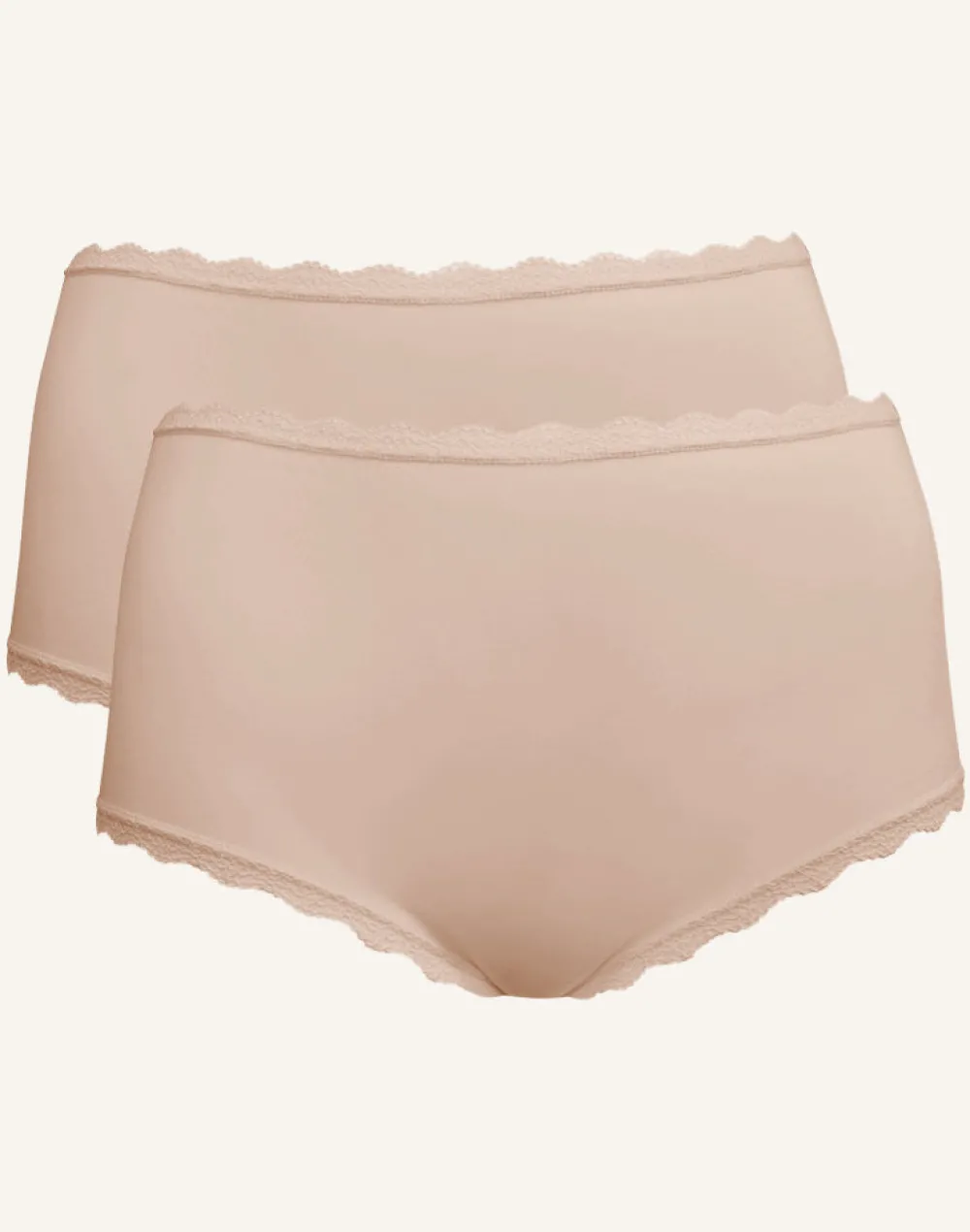 High-Panty-Set 2x Basic cappuccino*SugarShape Discount