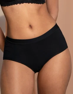 High-Panty-Set 2x Cozy Basic black*SugarShape Clearance