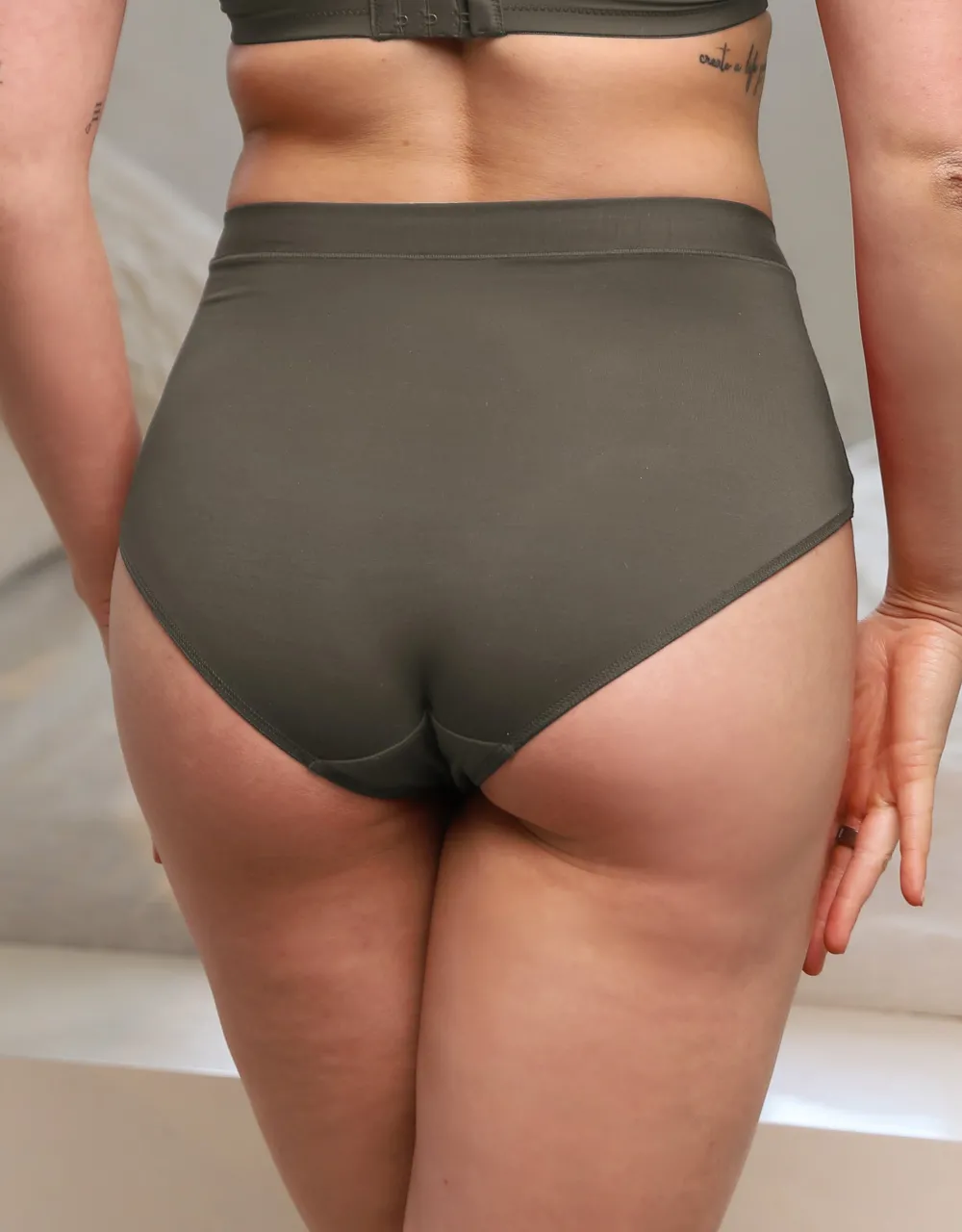 High-Panty-Set 2x Cozy Basic olive*SugarShape Hot