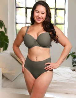 High-Panty-Set 2x Cozy Basic olive*SugarShape Hot