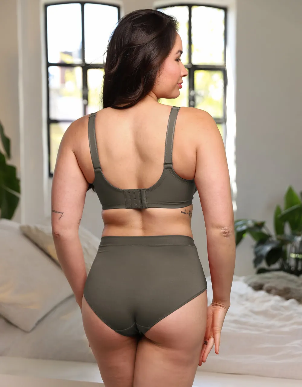 High-Panty-Set 2x Cozy Basic olive*SugarShape Hot