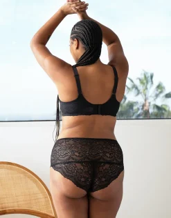 High-Panty-Set 2x Lace Basic black*SugarShape