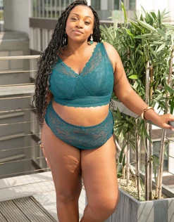 High-Panty-Set 2x Lace Basic lake*SugarShape Best