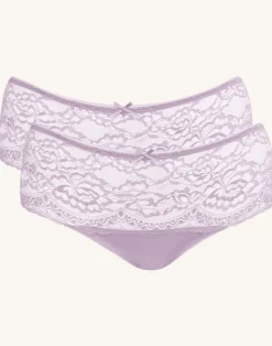High-Panty-Set 2x Lace Basic lavender*SugarShape