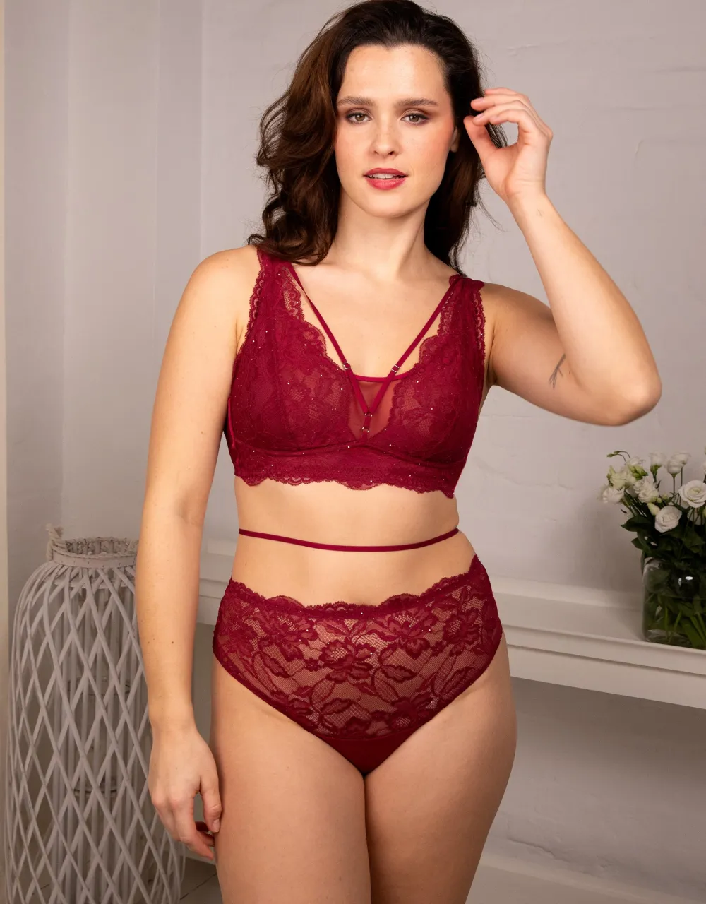 High-String Glam bordeaux*SugarShape Hot
