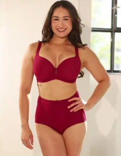 High-Waist-Panty Cozy Basic bordeaux*SugarShape
