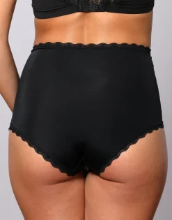 High-Waist-Panty Pure Basic black*SugarShape Hot