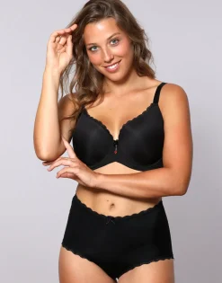 High-Waist-Panty Pure Basic black*SugarShape Hot