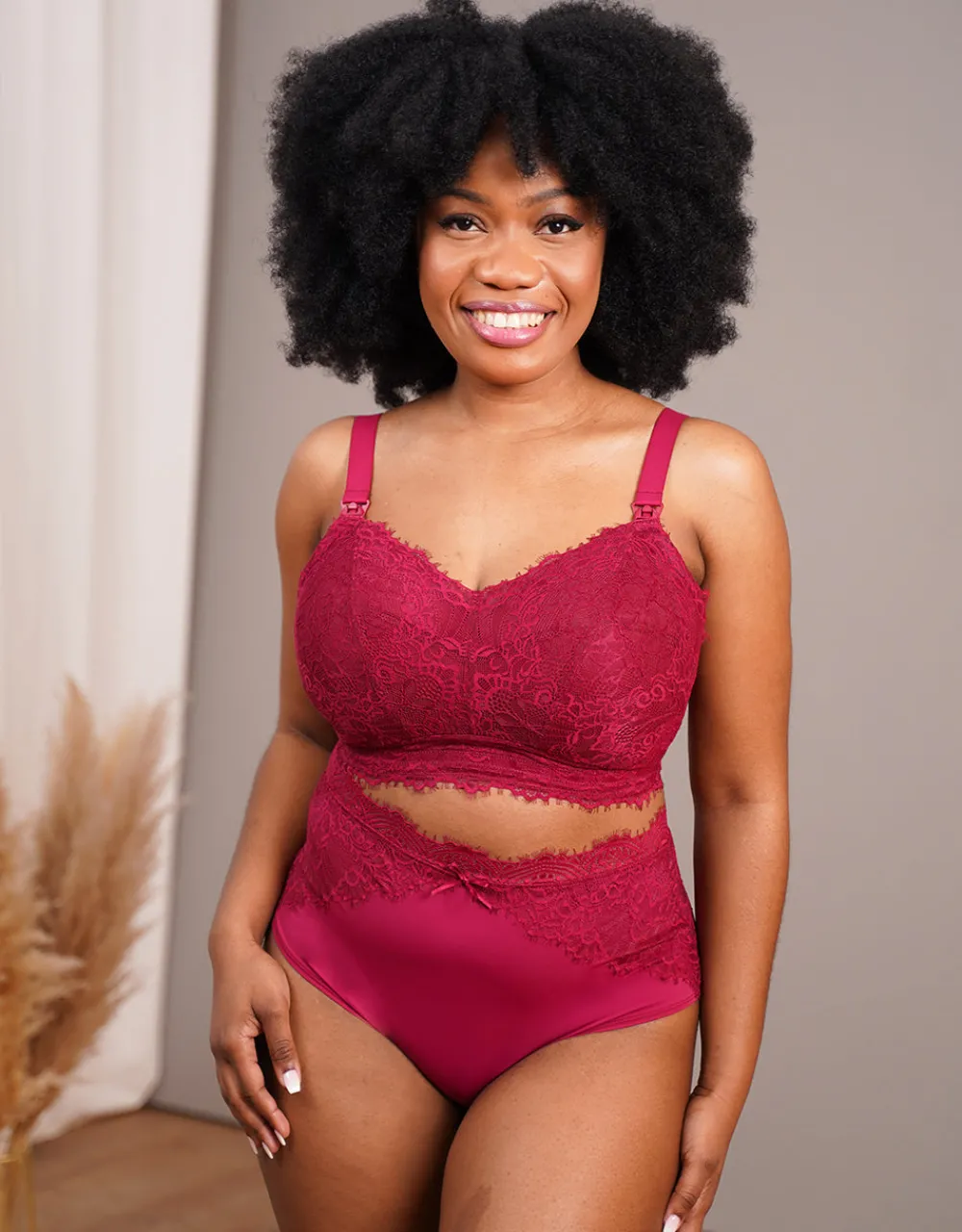 High-Waist-Panty Sensla bordeaux*SugarShape Hot