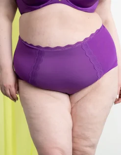 High-Waist-Panty Voilà purple*SugarShape Outlet