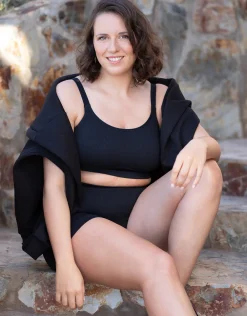 High-Waist-Shorts Freeda black*SugarShape Best