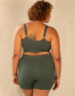 High-Waist-Shorts Freeda olive*SugarShape Hot