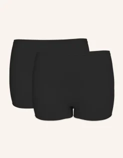 High-Waist-Shorts-Set 2x Basic black*SugarShape Discount
