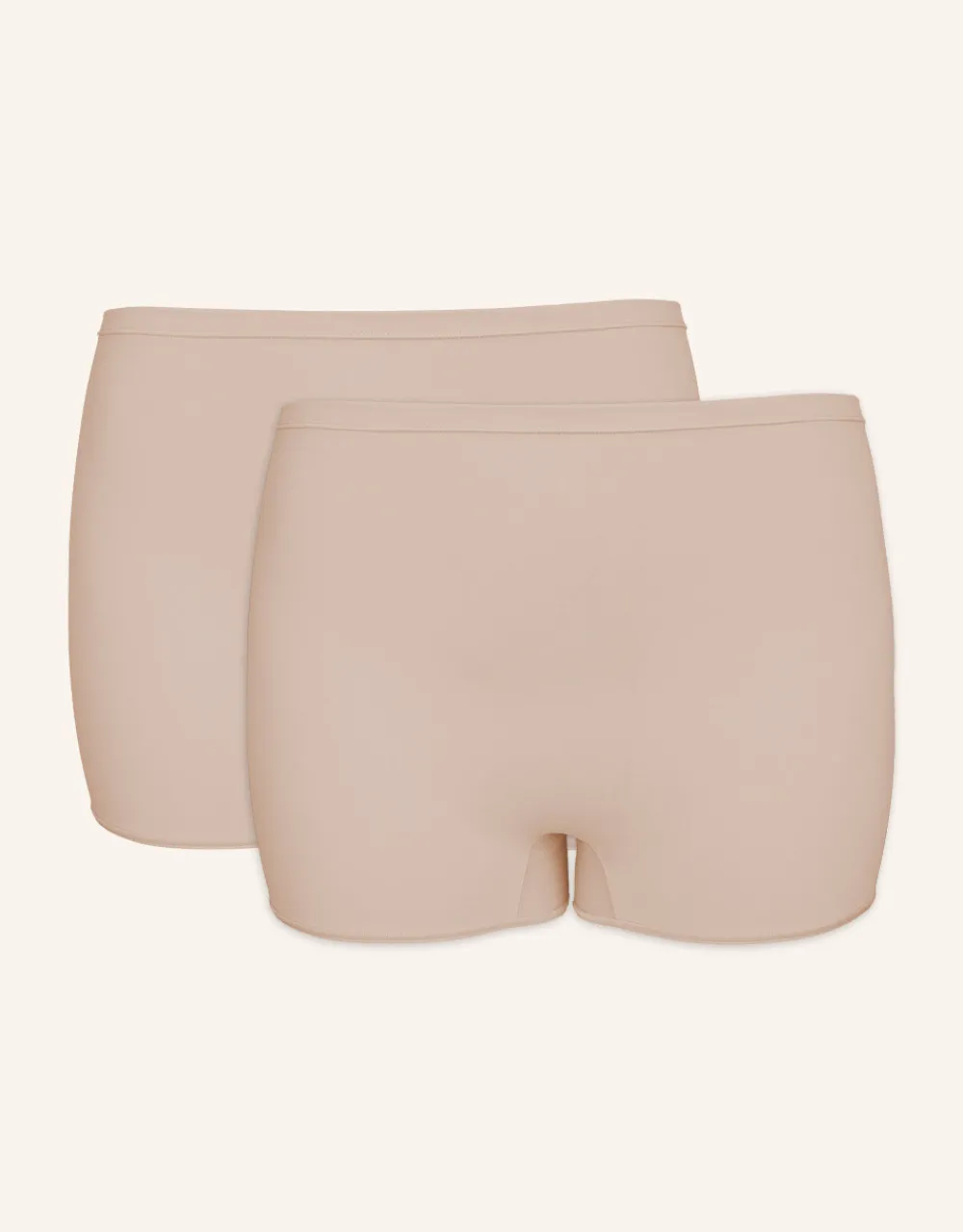 High-Waist-Shorts-Set 2x Basic cappuccino*SugarShape Clearance