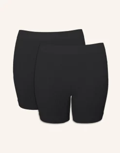 High-Waist-Shorts-Set 2x Freeda black*SugarShape