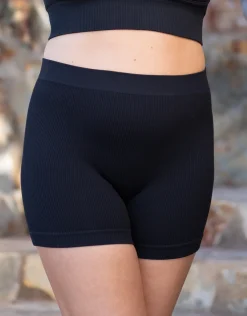 High-Waist-Shorts-Set 2x Freeda black*SugarShape