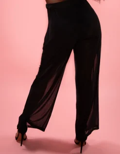 Hose Sheer transparent black*SugarShape Online