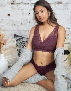 Panty Pure Lace maroon*SugarShape Best