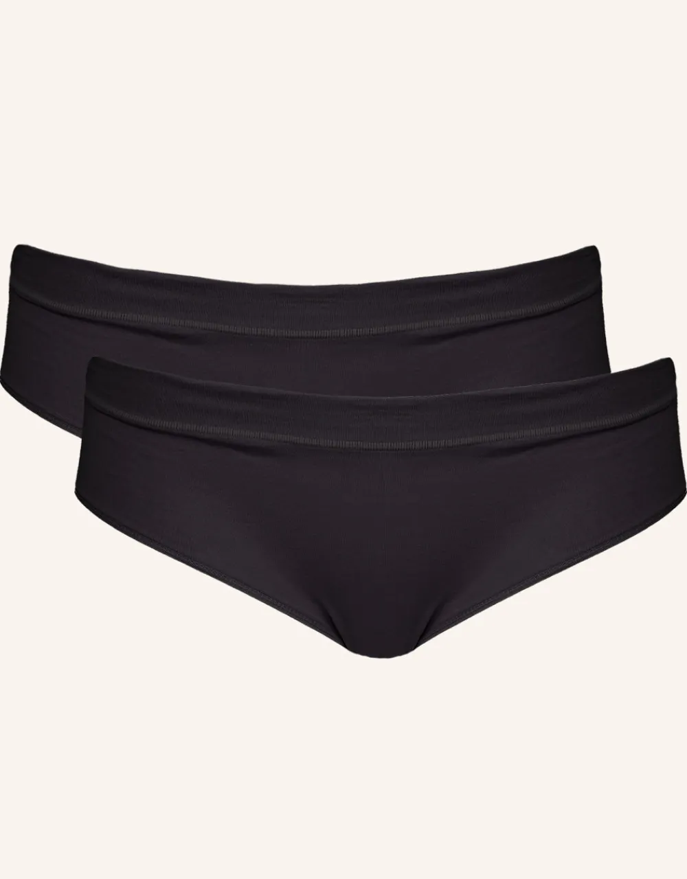 Panty-Set 2x Cotton Basic black*SugarShape Discount
