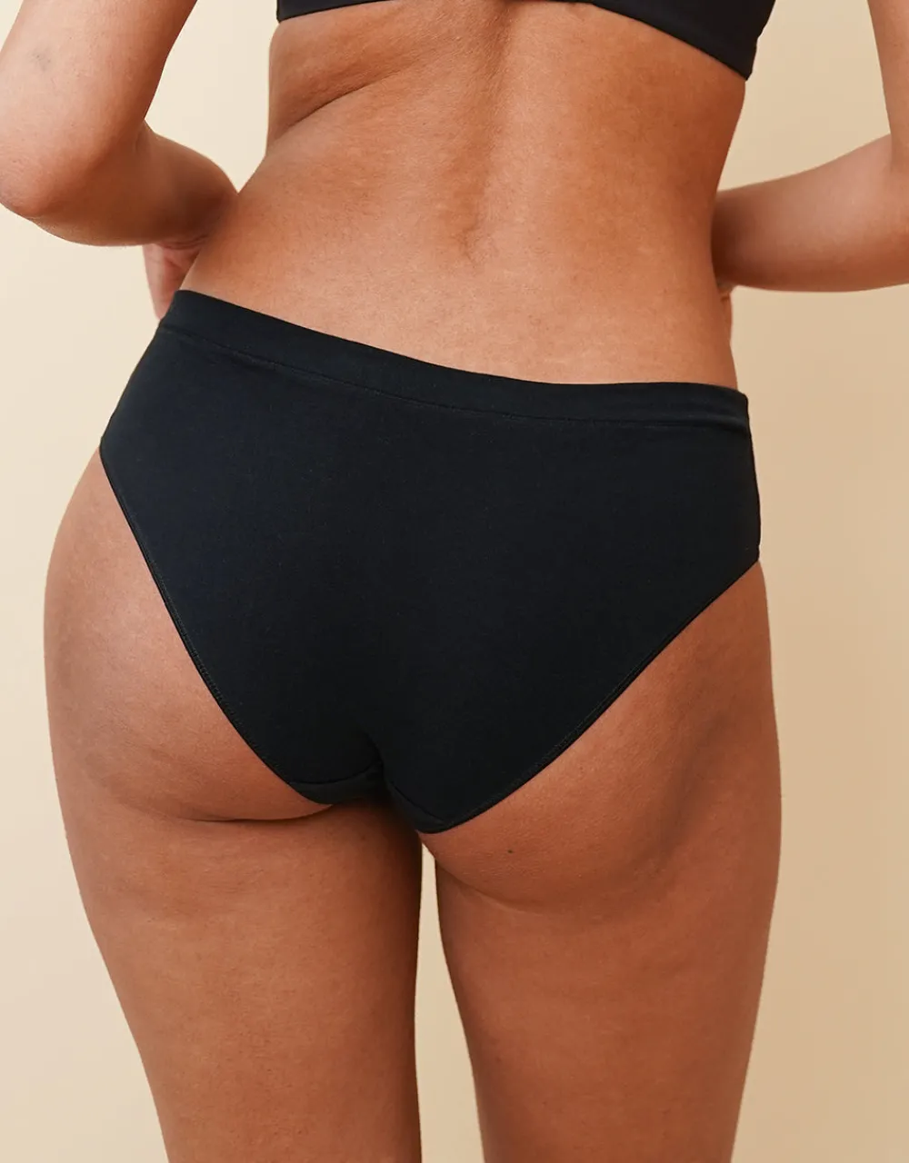 Panty-Set 2x Cotton Basic black*SugarShape Discount