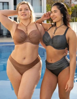 Schalen-Bikini-Top Valencia Glam silver*SugarShape Sale