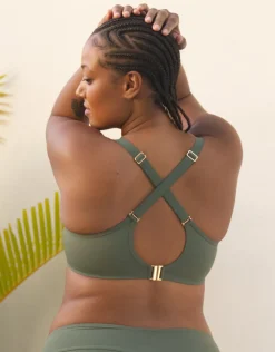 Schalen-Bikini-Top Valencia olive*SugarShape Clearance