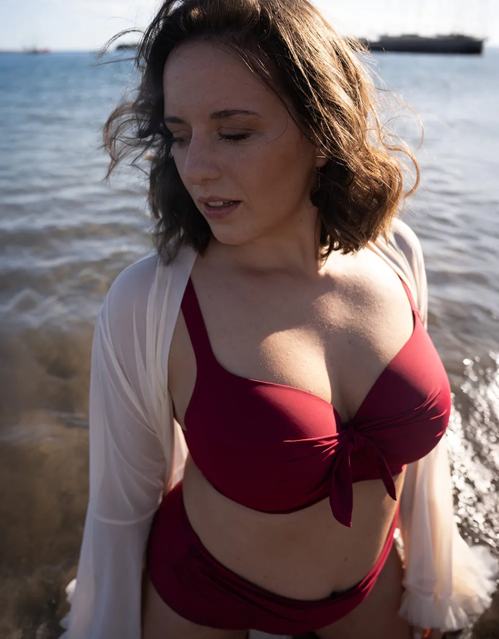 Schalen-Bikini-Top Valencia cherry*SugarShape