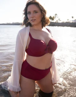 Schalen-Bikini-Top Valencia cherry*SugarShape