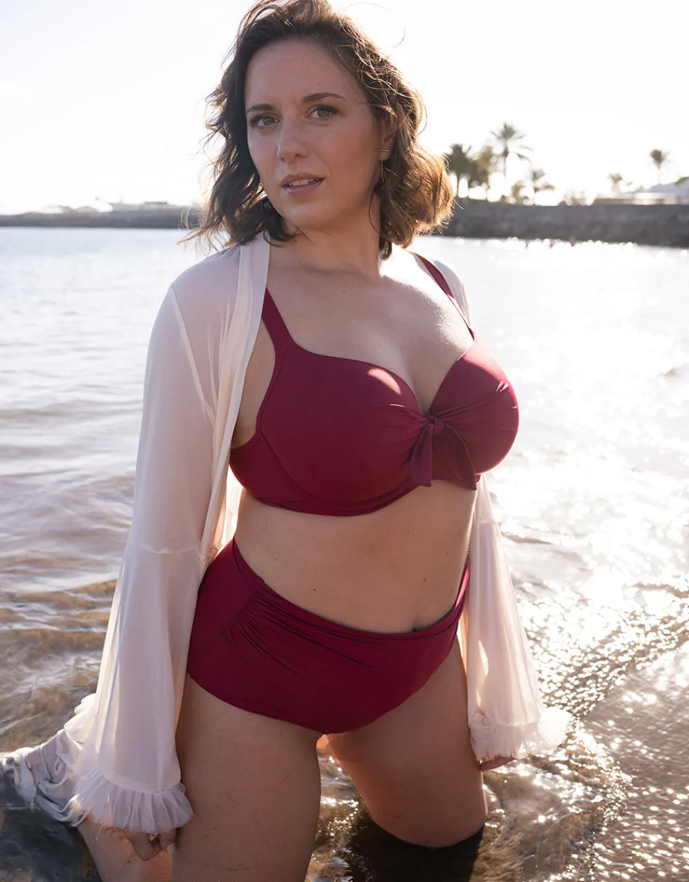 Schalen-Bikini-Top Valencia cherry*SugarShape