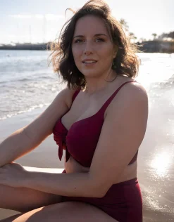 Schalen-Bikini-Top Valencia cherry*SugarShape