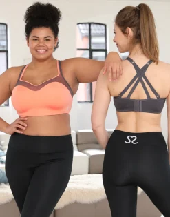 Sport-BH Motion coral/grey*SugarShape Clearance