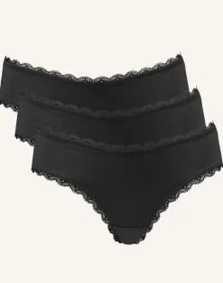 String-Set 3x Basic black*SugarShape Online