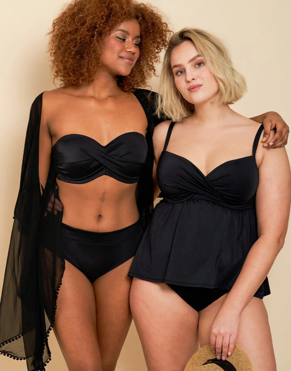 Tankini-Top Nizza black*SugarShape Clearance